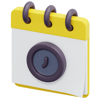 calendar 3d render icon illustration png
