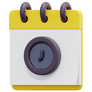 calendar 3d render icon illustration png