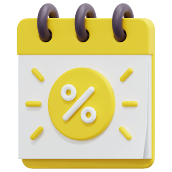 calendar 3d render icon illustration png