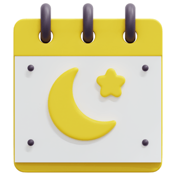 calendar 3d render icon illustration png