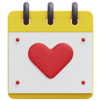 calendar 3d render icon illustration png