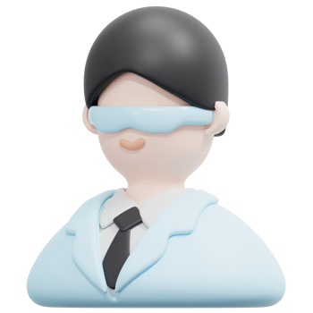 chemist 3d render icon illustration png