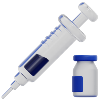 vaccine 3d render icon illustration png