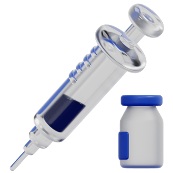 vaccine 3d render icon illustration png