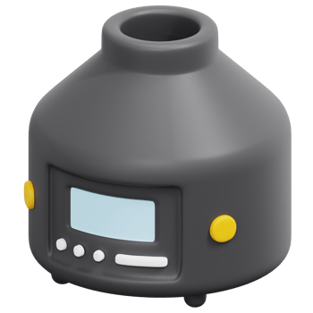 centrifuge 3d render icon illustration png