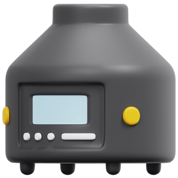 centrifuge 3d render icon illustration png