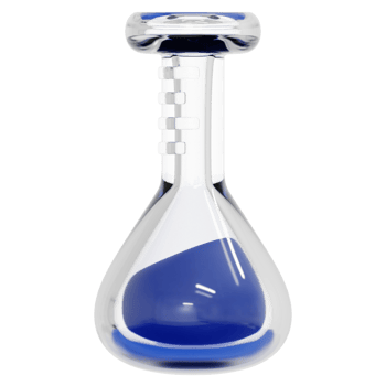 volumetric flask 3d render icon illustration png