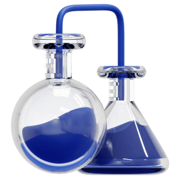 chemistry 3d render icon illustration png