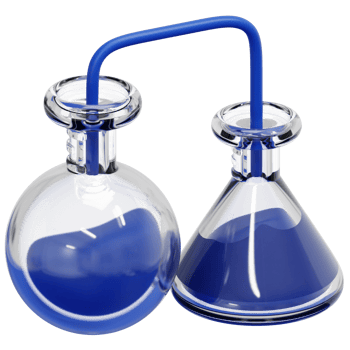 chemistry 3d render icon illustration png