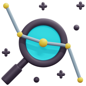 analyse 3d render icon illustration png