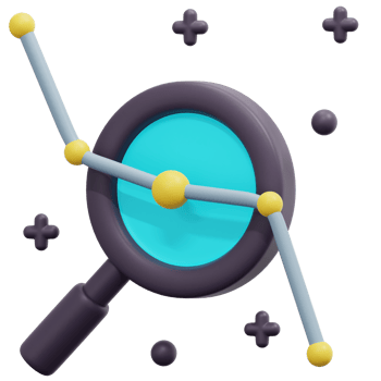 analyse 3d render icon illustration png