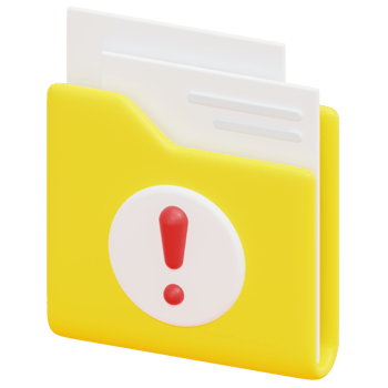 folder 3d render icon illustration png