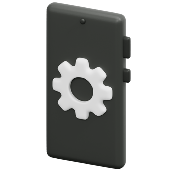 settings 3d render icon illustration png