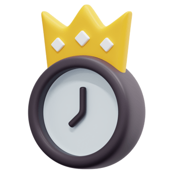 prime time 3d render icon illustration png