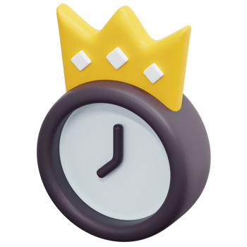 prime time 3d render icon illustration png