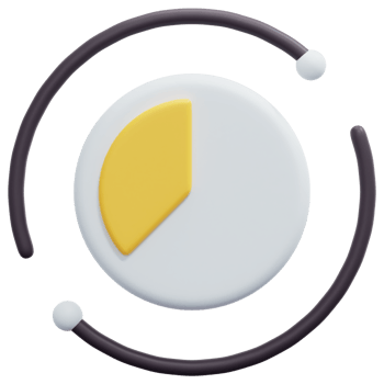 time 3d render icon illustration png