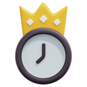 prime time 3d render icon illustration png