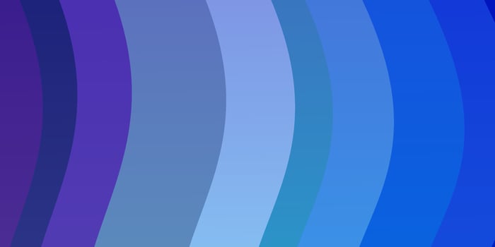 Light Pink, Blue vector background with wry lines.