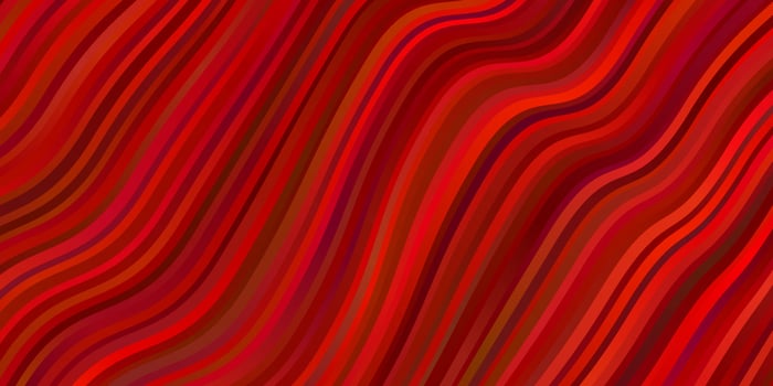 Light Red vector pattern with wry lines.
