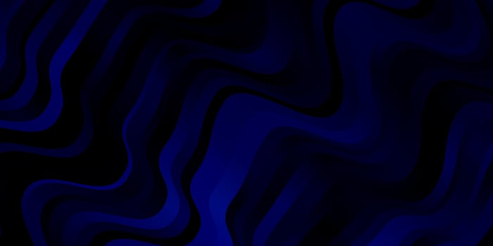 Dark BLUE vector backdrop with circular arc.