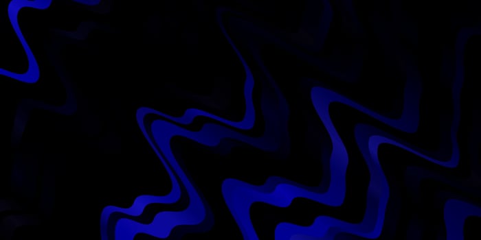 Dark BLUE vector background with lines.