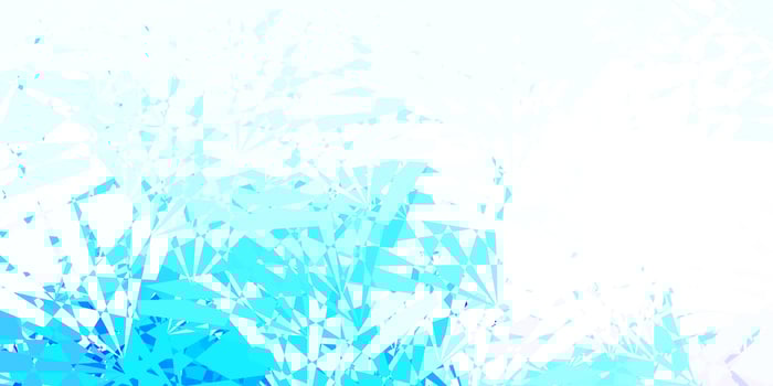 Light Pink, Blue vector background with triangles.