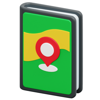 travel 3d render icon illustration png