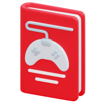 game book 3d render icon illustration png