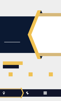 Corporate and business flyer template blue gold png
