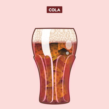Cola drink summer Icon vector