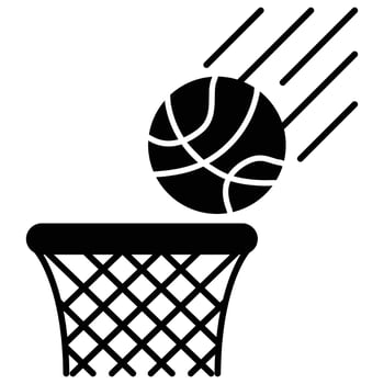 Successful Icon, Basketball Theme vector