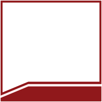Twibbon Red And White Frame Basic Shape png