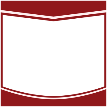 twibbon red and white frame basic shape png