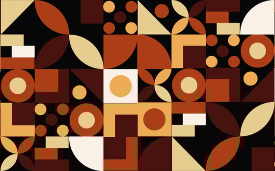 Geometry shapes and background vector