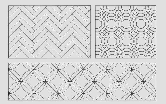 Sketch geometry background vector