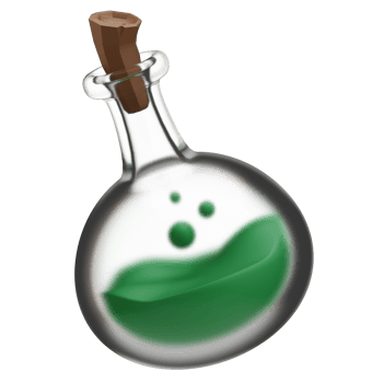 Witch potion Halloween Icon, 3d Illustration png