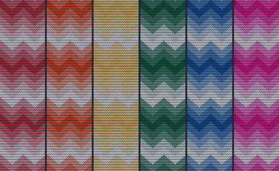 Knitted Pattern Vector, Embroidery Continuous Background, Textile Endless seamless, Tribal Template design vector