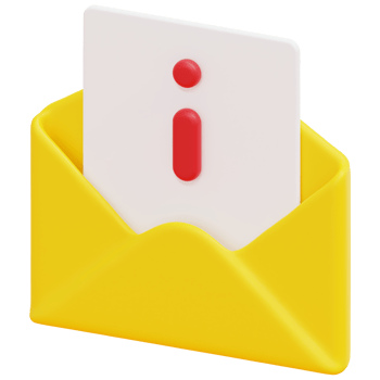 information 3d render icon illustration png