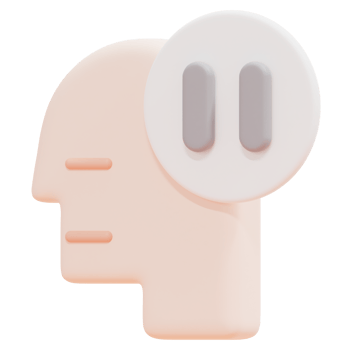 expressionless 3d render icon illustration png