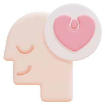 in love 3d render icon illustration png