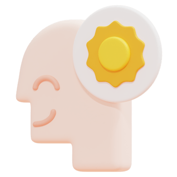 happiness 3d render icon illustration png
