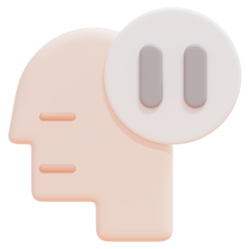 expressionless 3d render icon illustration png