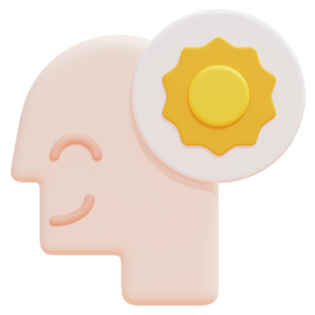 happiness 3d render icon illustration png