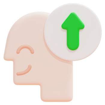 growth 3d render icon illustration png