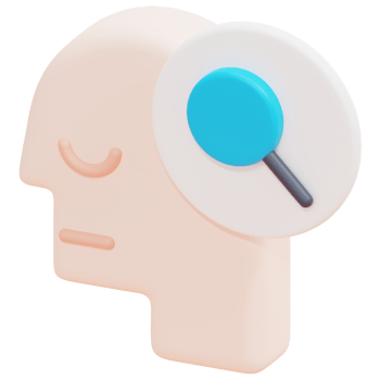 psychology 3d render icon illustration png