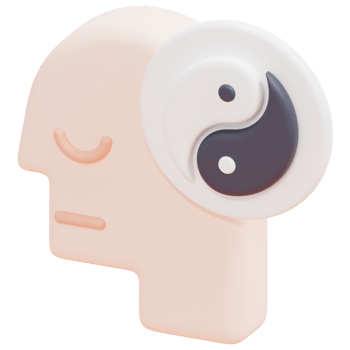 meditation 3d render icon illustration png