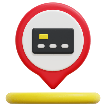 credit card 3d render icon illustration png