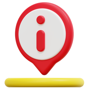 information 3d render icon illustration png