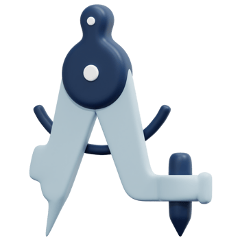 compass 3d render icon illustration png