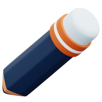 pencil 3d render icon illustration png